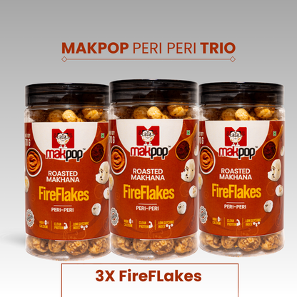 MAKPOP Roasted Makhana | Pick Your 3-Jar Combo | Free Shipping 🚚